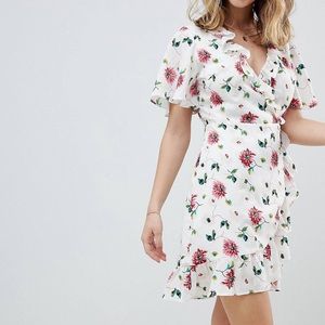 Glamorous Petite Mini wrap dress